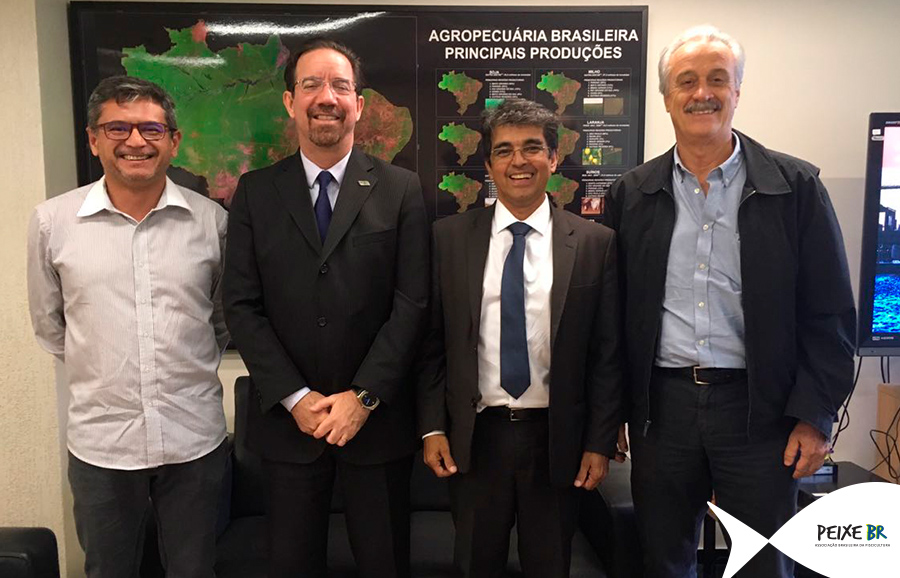 Peixe BR se reúne com a Embrapa em Brasília