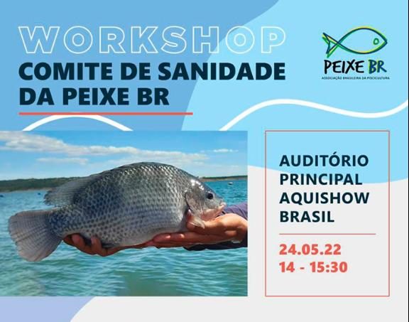 Na Aquishow, Peixe BR realiza workshop sobre Biosseguridade